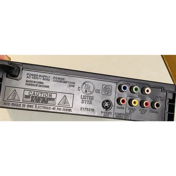 Magnavox DVD CD Player DP100MW8B No Remote Progressive Scan Tested - Picture 5 of 6